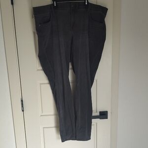 Old Navy Women's Charcoal Straight-Leg Pants